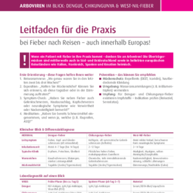 ARBOVIREN IM BLICK: DENGUE, CHIKUNGUNYA & WEST-NIL-FIEBER